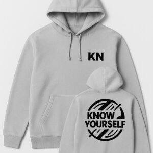 Sudadera KN Big Logo - Gris Glaciar