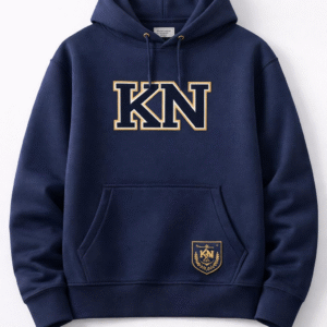 Sudadera KN Varsity Emblem – Azul Marino