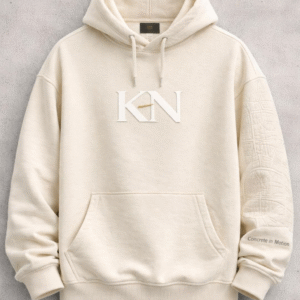 Sudadera KN Topographic – Blanco Hueso