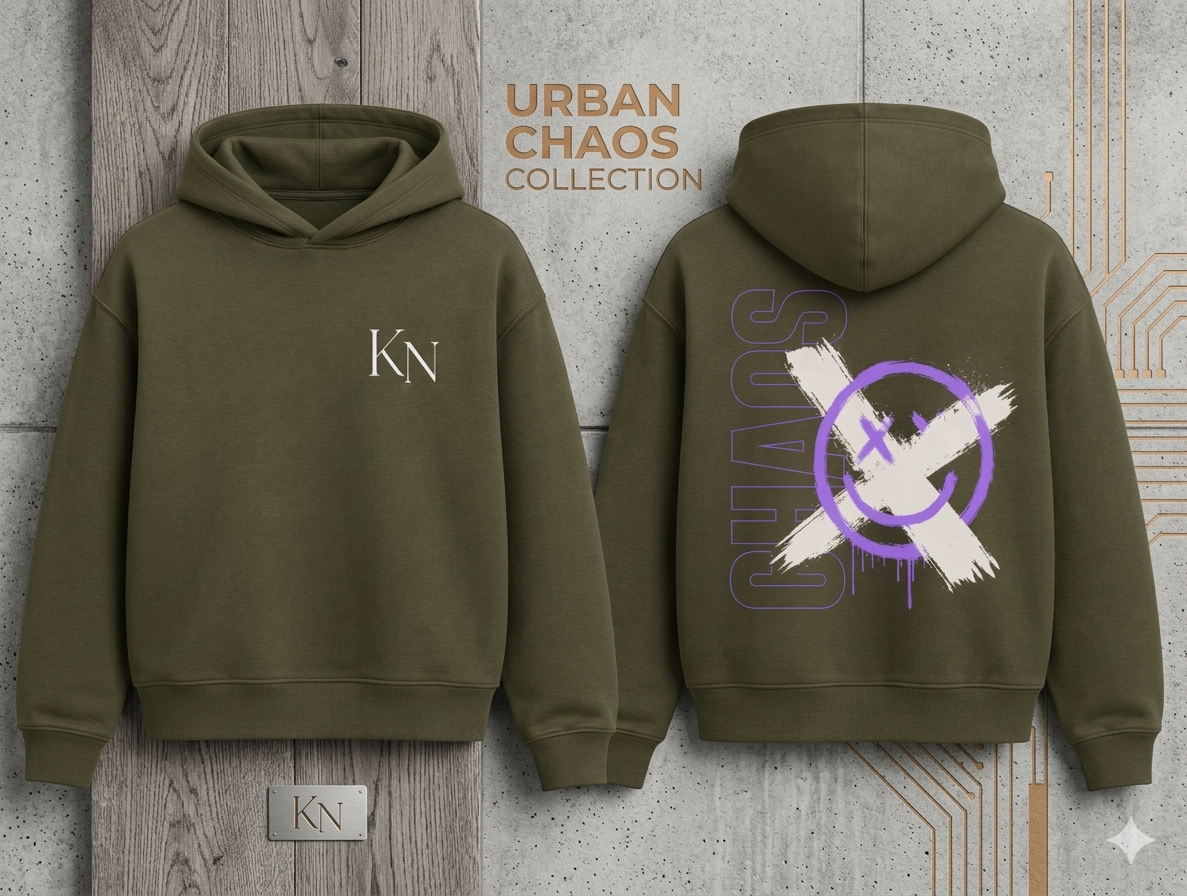 Sudadera con Capucha "Chaos Cross"